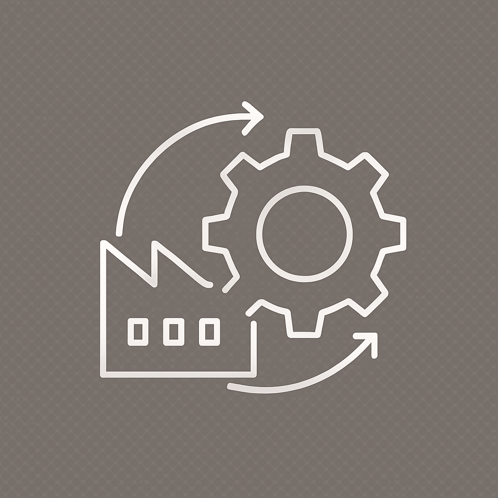 Factory Optimization Icon
